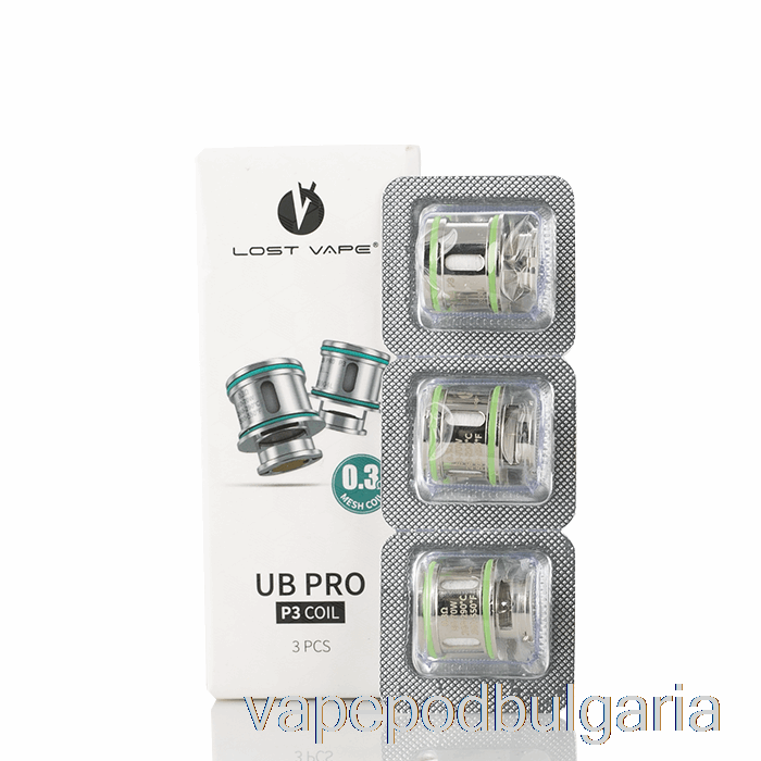 Vape 10000 Дръпки Lost Vape Ub Pro Replacement Coils 0.3ohm Ub Pro P3 Coils